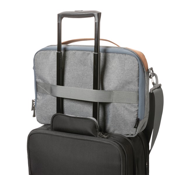 Impact AWARE™ 300D two tone deluxe 15.6" laptop bag - Grey