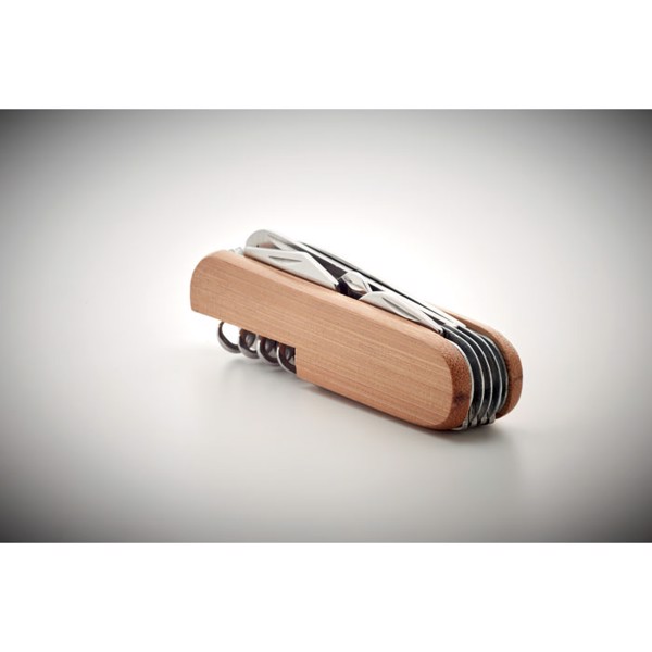 Couteau multi outils en bambou Lucy Lux