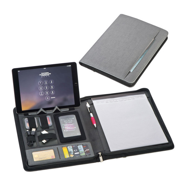 Schreibmappe mit Powerbank Elda