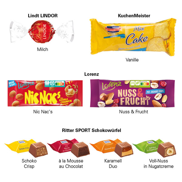 3D present ship, Lorenz nut & fruit | 1 bag Lorenz Nut & Fruit mix, 40 g