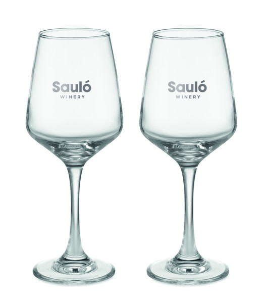 Ensemble de 2 verres à vin Cheers