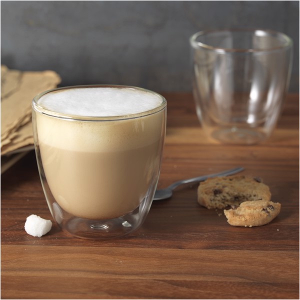 Boda 2-piece glass coffee cup set