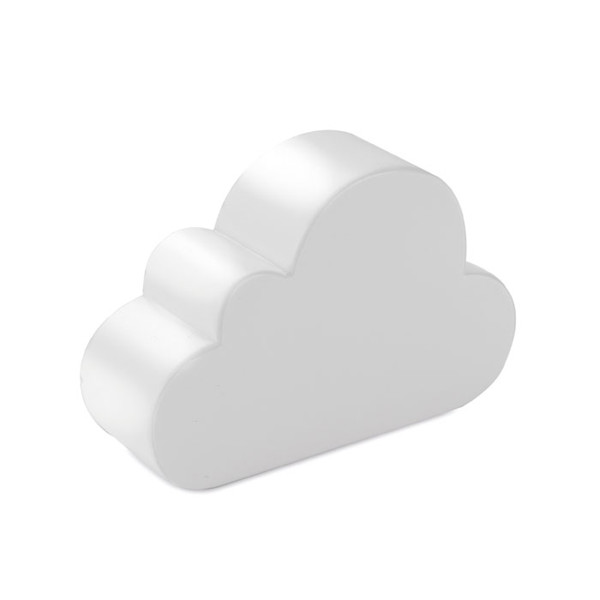 Anti-stress in cloud shape Cloudy - White