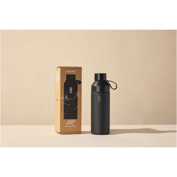 Ocean Bottle 500 ml vacuum insulated water bottle - Obsidian Black