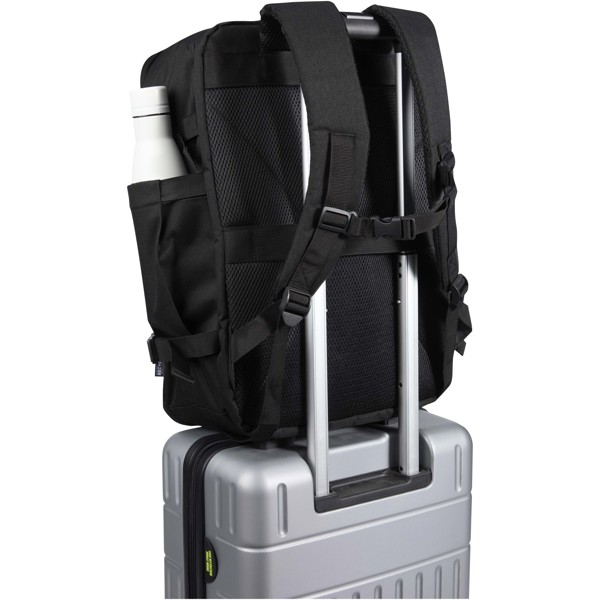 Libra 17" GRS gerecycleerde handbagagerugzak 25L - Gemêleerd houtskool