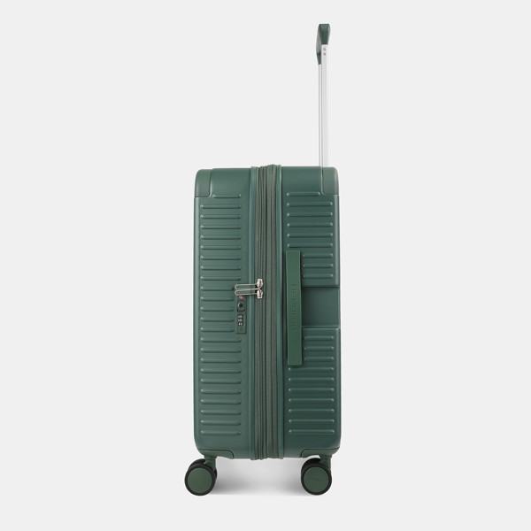 YUNO M EXP | Troler mediu pentru check-in 65 cm extensibil + TSA - Hedgren - Duck Green