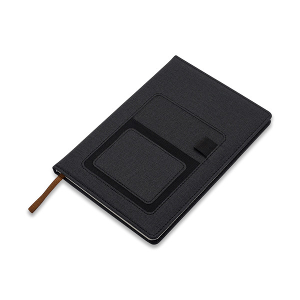 Irun notepad with pocket - Black