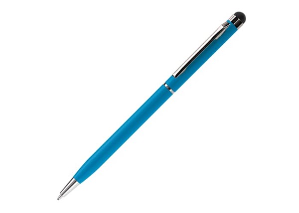 Stylo bille avec stylet - Bleu