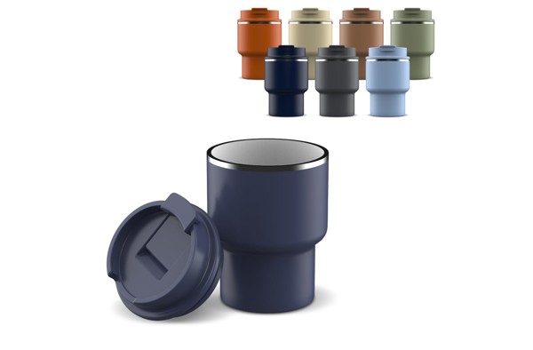 Toppoint insulated mug 280ml, recycled steel - Dark Grey