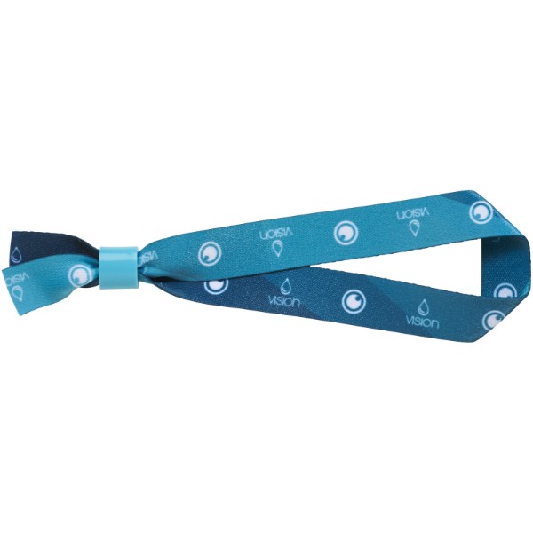 Bracelet plastique festival sublimation El - Bleu
