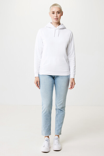 Mikina s kapucí Iqoniq Jasper z recykl. bavlny - Recycled White / M
