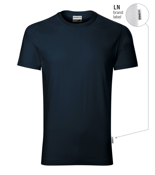 Tričko Pánske Rimeck® Resist Heavy - Tmavomodrá 02 (Brand Label) / XL