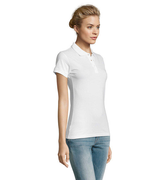 PERFECT WOMEN POLO 180 - WhiteL
