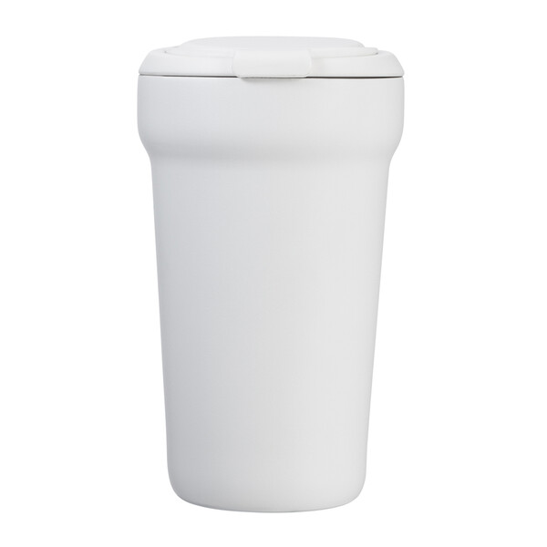 Thermo mug VIVERO STEEL - white