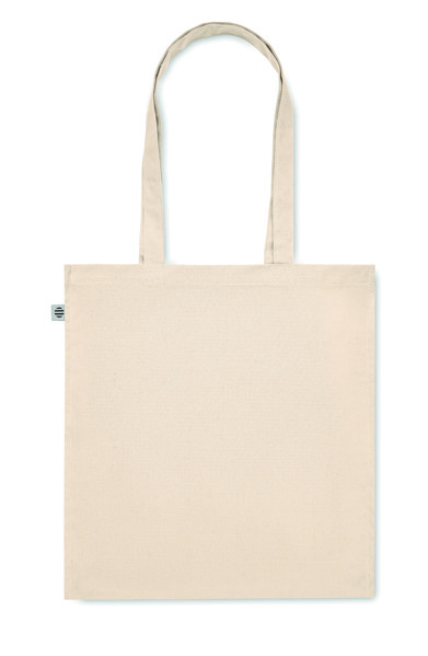 Bente cotton shopping bag, 220 g/m², 38x42x9 cm
