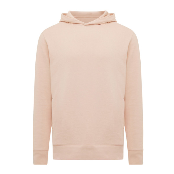 Iqoniq Yengo recycled cotton hoodie with sidepockets - Peach Nectar / L