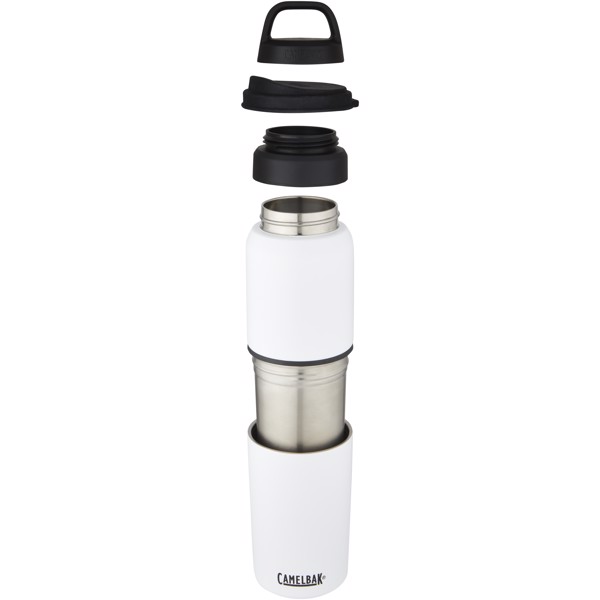 Garrafa de 500 ml de aço inoxidável com isolamento a vácuo e copo de 350 ml "MultiBev"