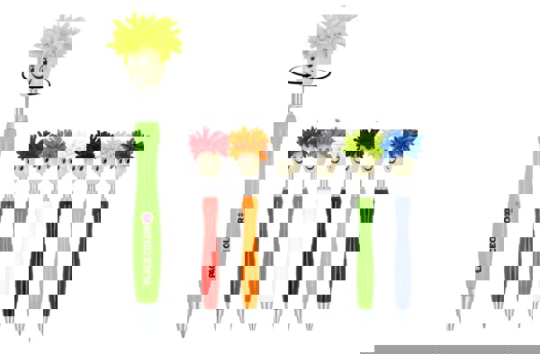 Hairy spinner pen - White