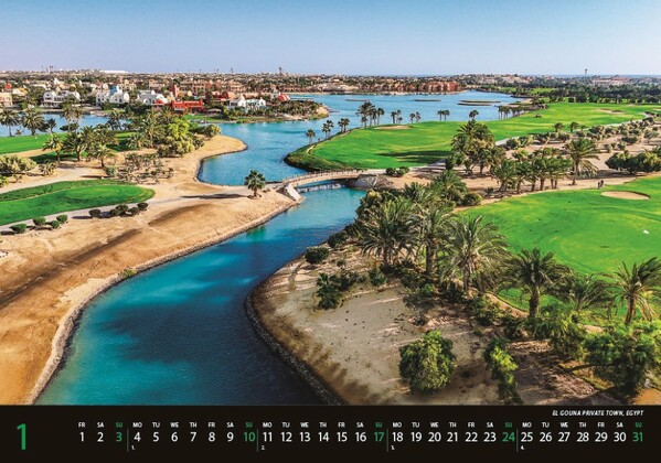 Nástenný Kalendár Golf 2027