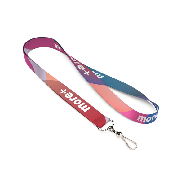 Lanyard sublimat - 10mm lățimea / L3 Cârlig în J