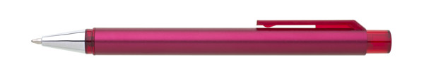 Sante ballpoint pen, aluminium, blue ink - Bordeaux