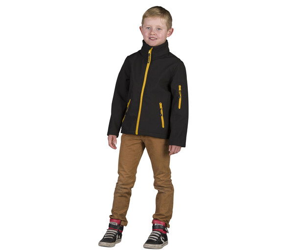 Veste Softshell enfant - BLACK / WHITE / 12/14