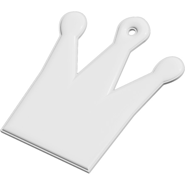 RFX™ H-12 reflektierender TPU-Anhänger Krone - weiss