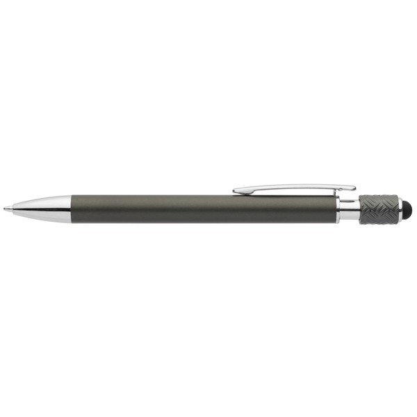 Wave Aluminium Spinner Stylus Pen - Gunmetal / 4 Color inkjet
