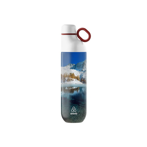 HOOKIPA L - 360° - BND877L - Bouteille et gobelet 2 en 1 (750 ml / 620 ml) Double paroi en acier inoxydable recyclé et ABS