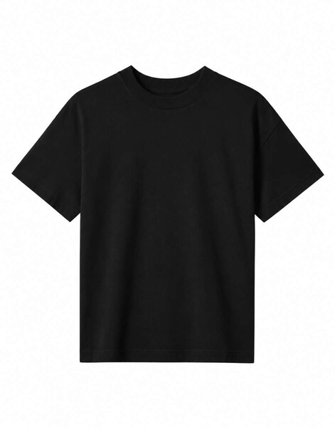 Womens Oversized Tee - Black / M