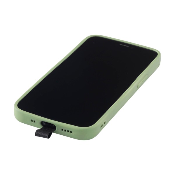 Lace Lanyard GRS RPET 0,5 cm cordelière téléphonique - blanc