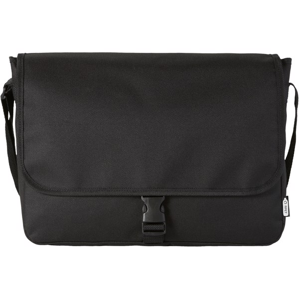 Retrend RPET Schultertasche 6L - schwarz