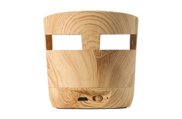 Enceinte 3W et Chargeur sans fil 5W en bois