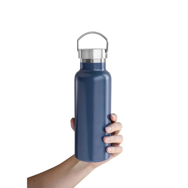 DUPLANTIS. Láhev z nerezové oceli (36% recyklace) s vakuovou izolací 810 ml - Námořnická Modrá