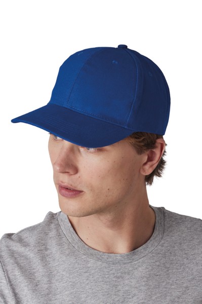 6 Panels Organic Cotton Cap - White