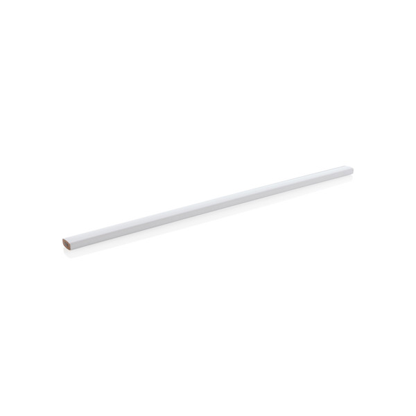 Xd Collection carpenter pencil, wood, 25cm - White