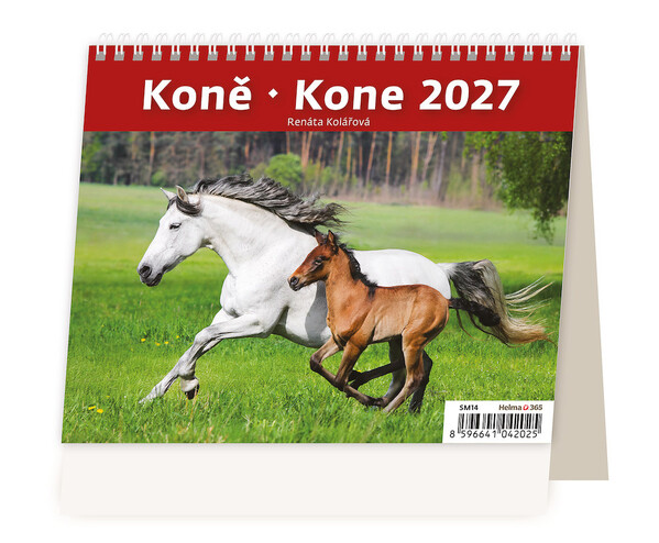 Stolní kalendář Koně 2027