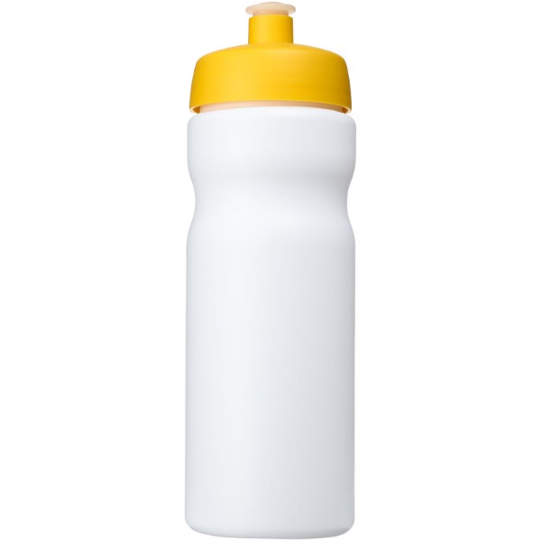 Bouteille de sport Baseline® Plus 650ml - Blanc / Jaune