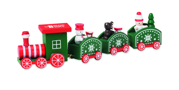 Wooden Christmas train Juna