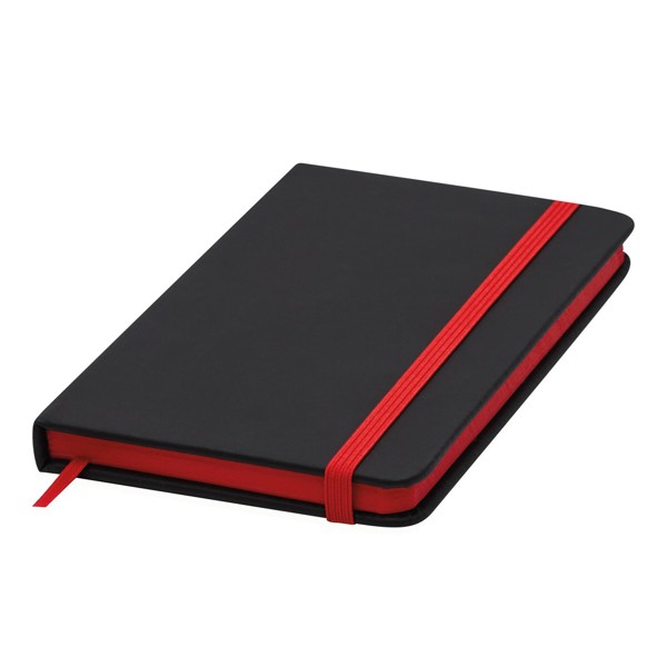 Notizbuch Lector Im Din-A6-Format - Rot / Schwarz