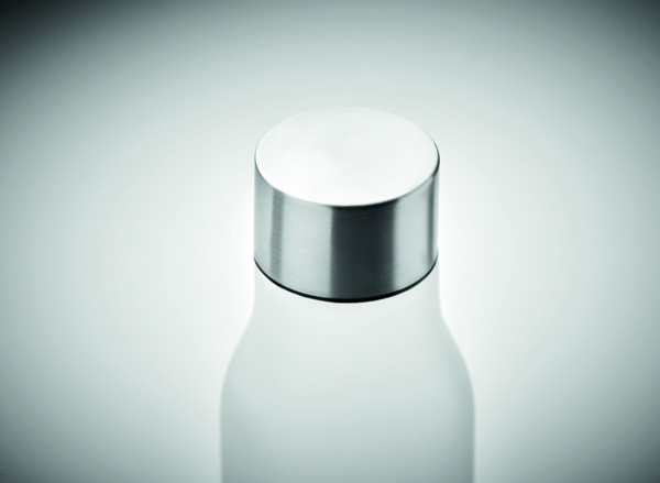 Bouteille en RPET 600ml Glacier Rpet - Blanc Transparent