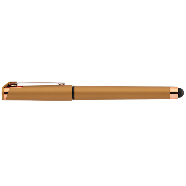 Islander Softy Rose Gold Designer Stylo à gel métallique avec stylet