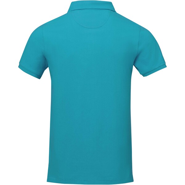 Polo de manga curta para homem de 200 g/m² Calgary - Azul água / XXL