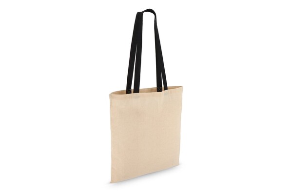 Sac fourre-tout en coton OEKO-TEX® 38 x 42cm 140g/m². - Noir