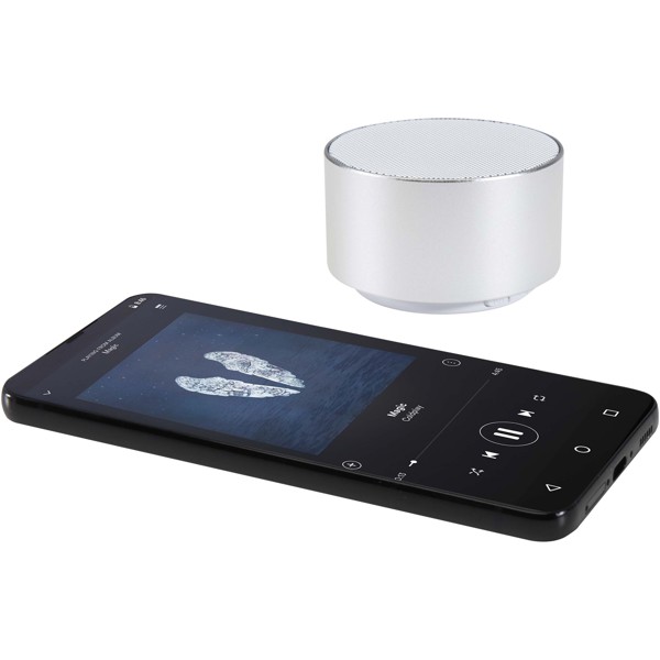 Ankaa 3 W Bluetooth® Lautsprecher aus recyceltem Aluminium - silber