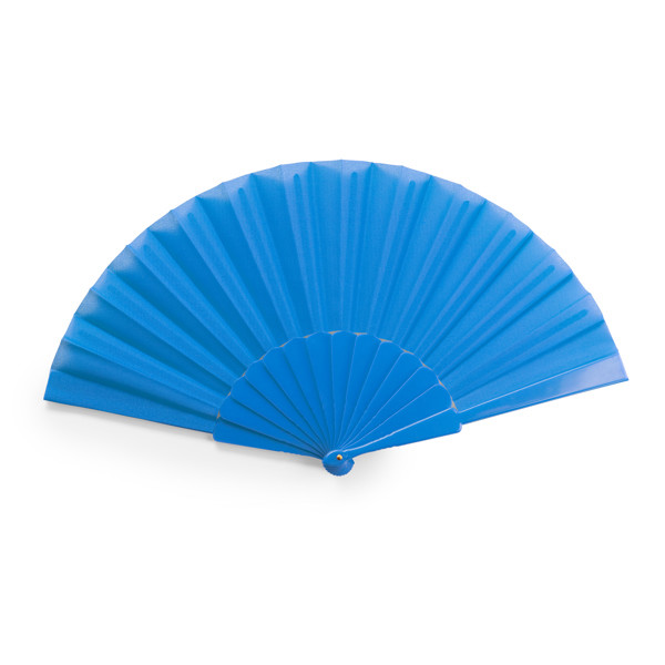 Albero Hand Fan Blue - Light Royal