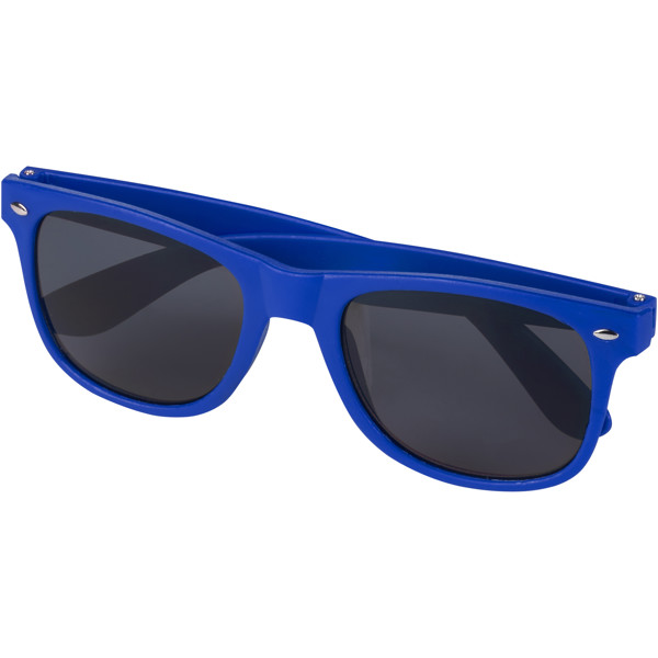 Lunettes de soleil Sun Ray en plastique recyclé - Bleu royal
