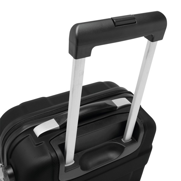 Monza cabin trolley, ABS, 550x350x200 mm - Black