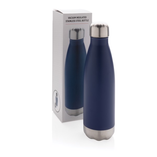 Bouteille isotherme en acier - Bleu