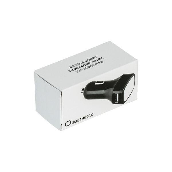 Chargeur voiture USB COLLECTION 500 - bleu